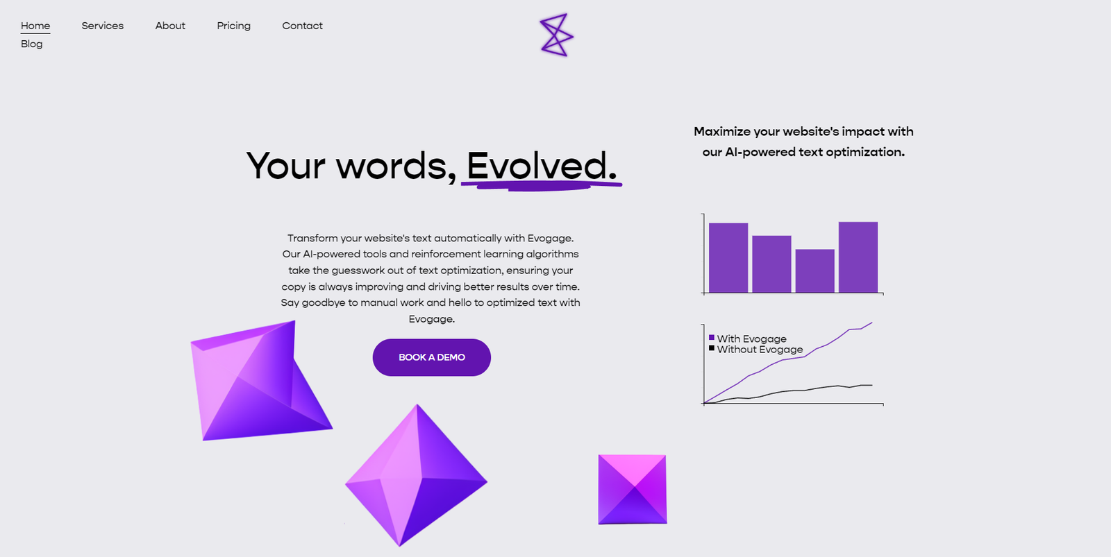 Evogage screenshot