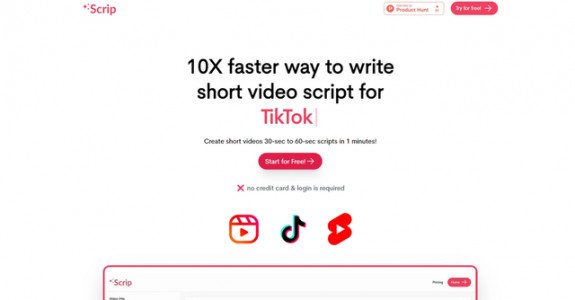 Scrip AI screenshot