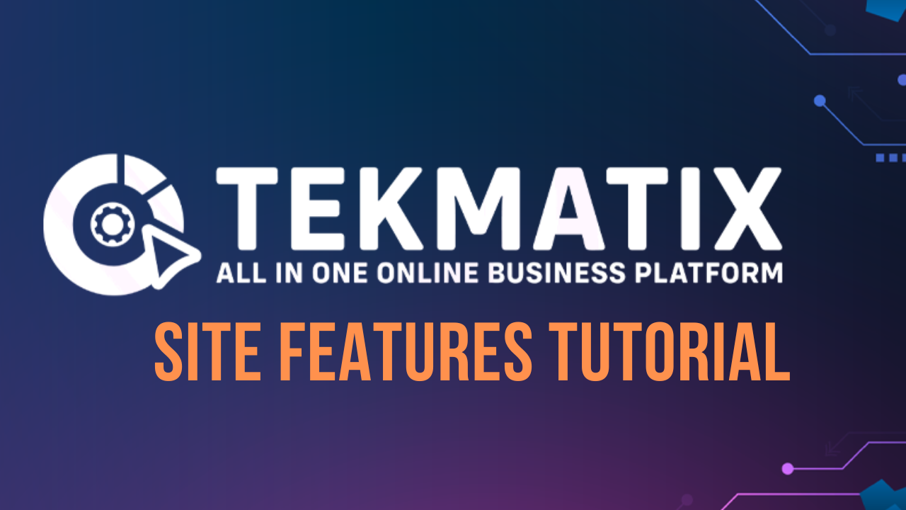 Tekmatix screenshot