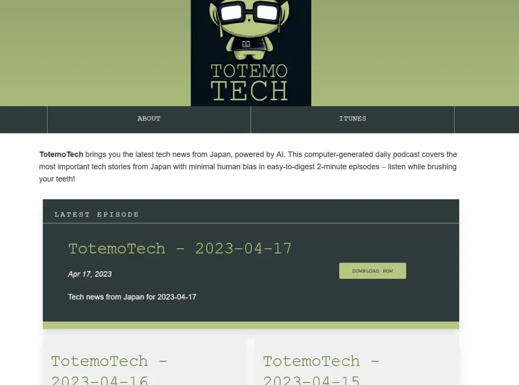 TotemoTech screenshot