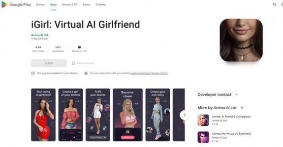 Virtual AI Girlfriend screenshot