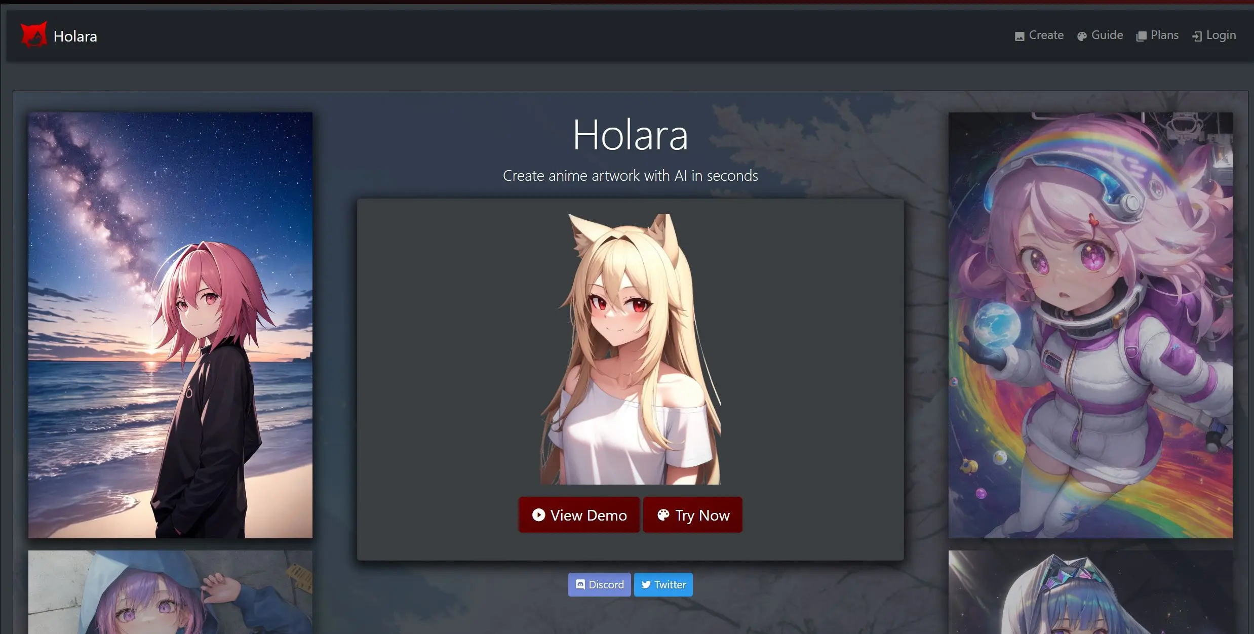 Holara. AI screenshot