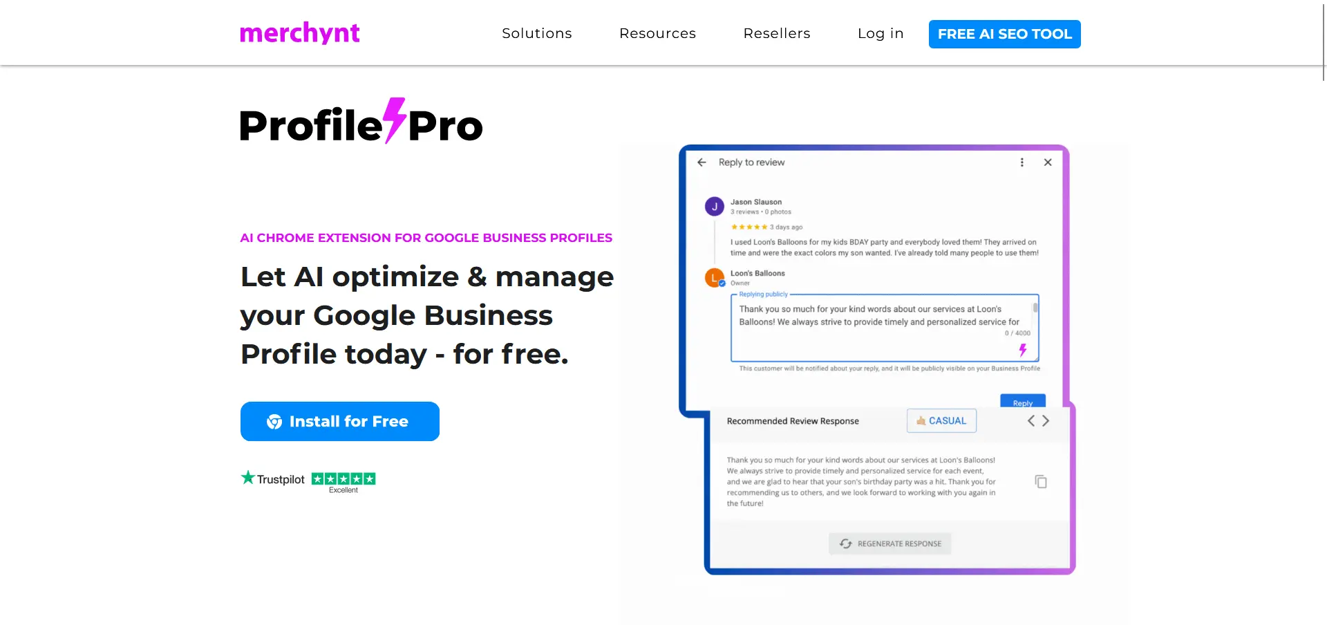 ProfilePro screenshot