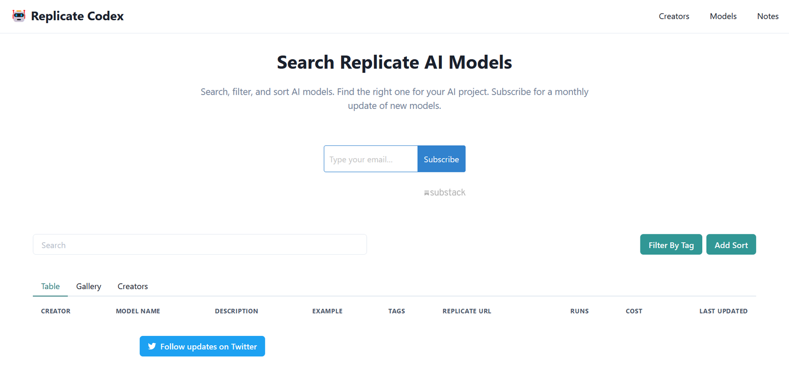Replicate Codex screenshot