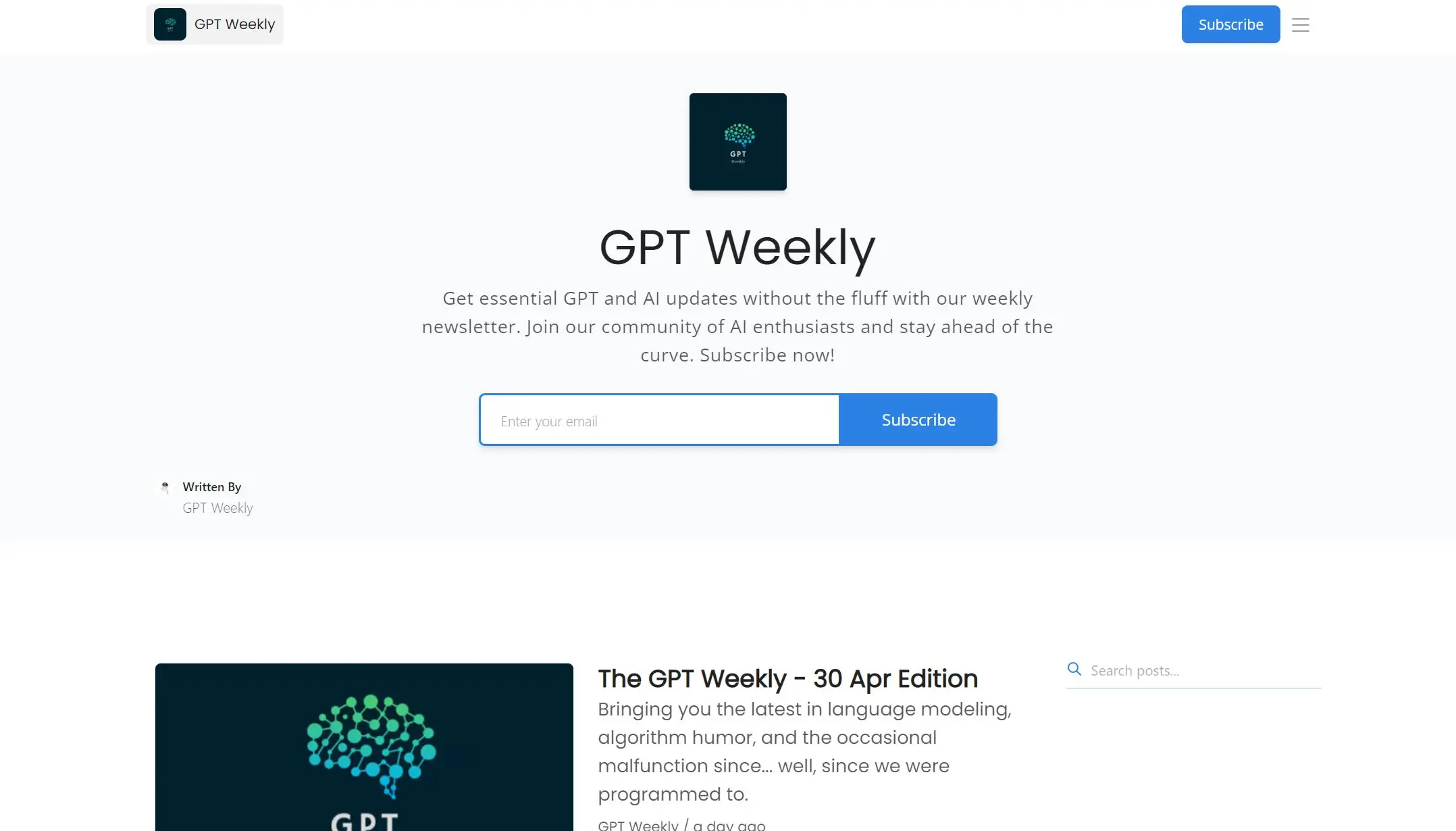 GPT Weekly screenshot