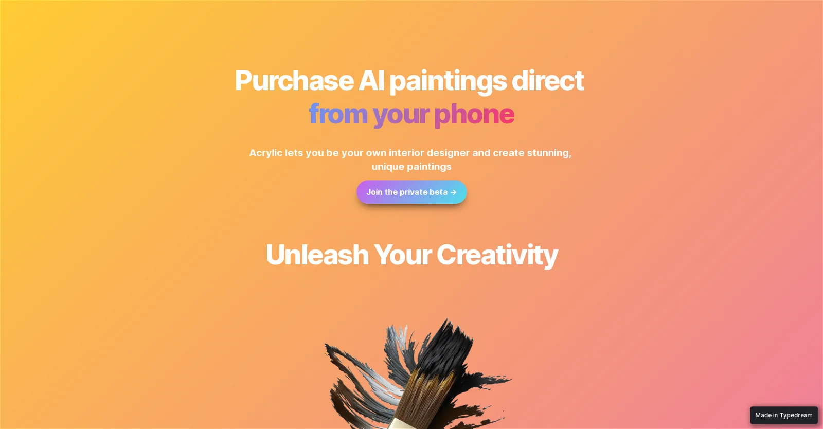 Acrylic screenshot