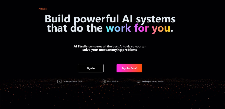 AIStudio screenshot