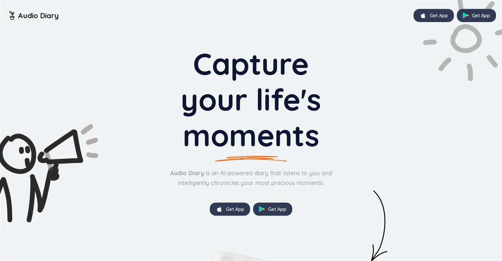 Audio Diary screenshot