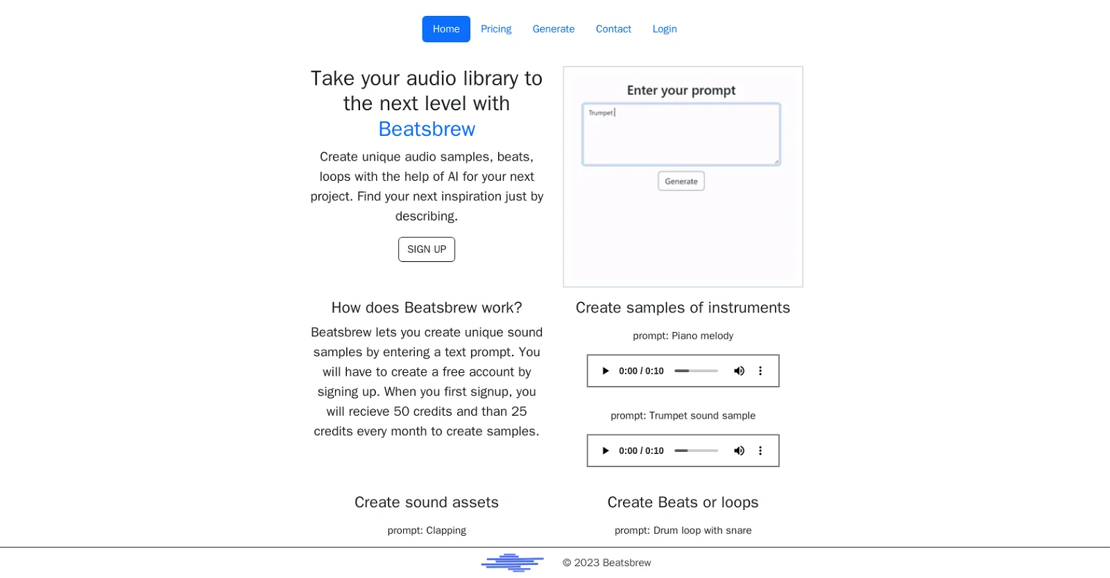 Beatsbrew screenshot