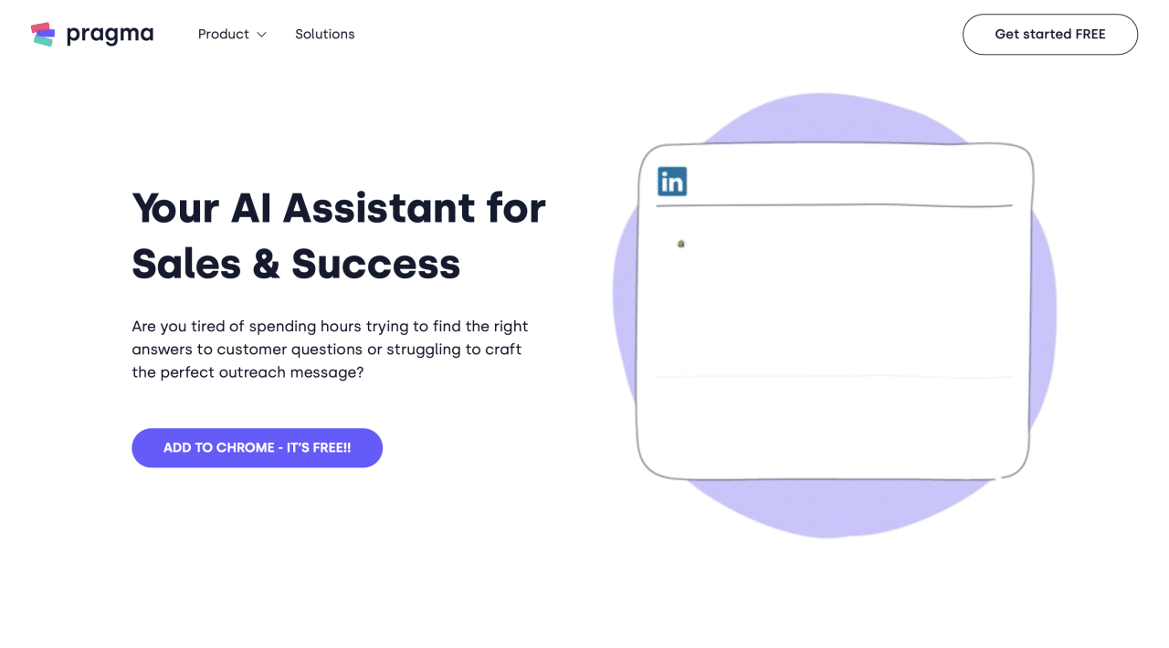 Pragma screenshot