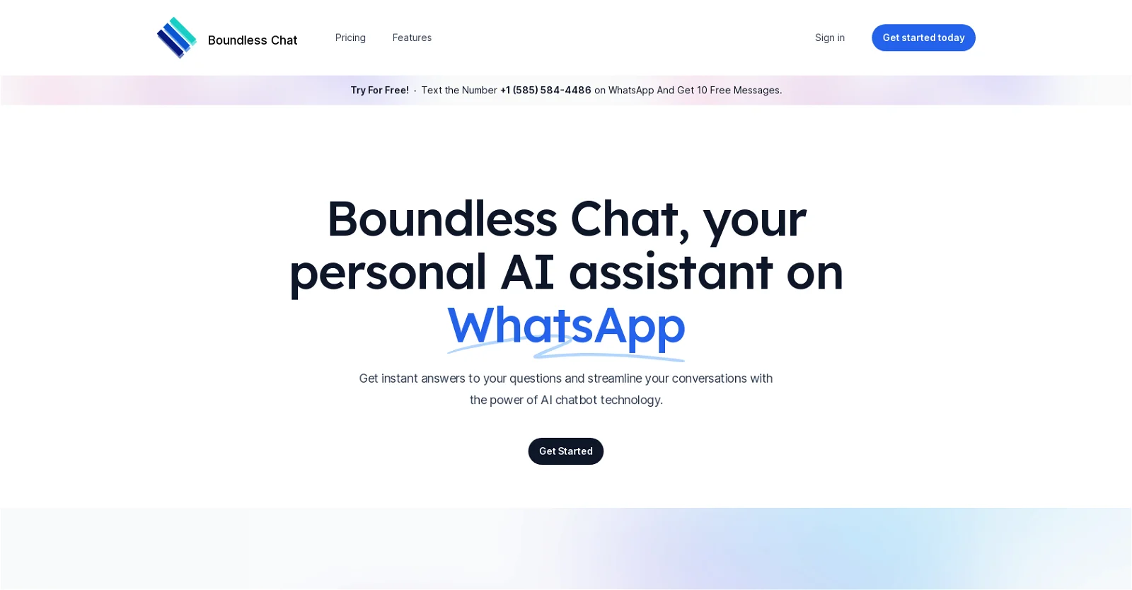 Boundless Chat screenshot