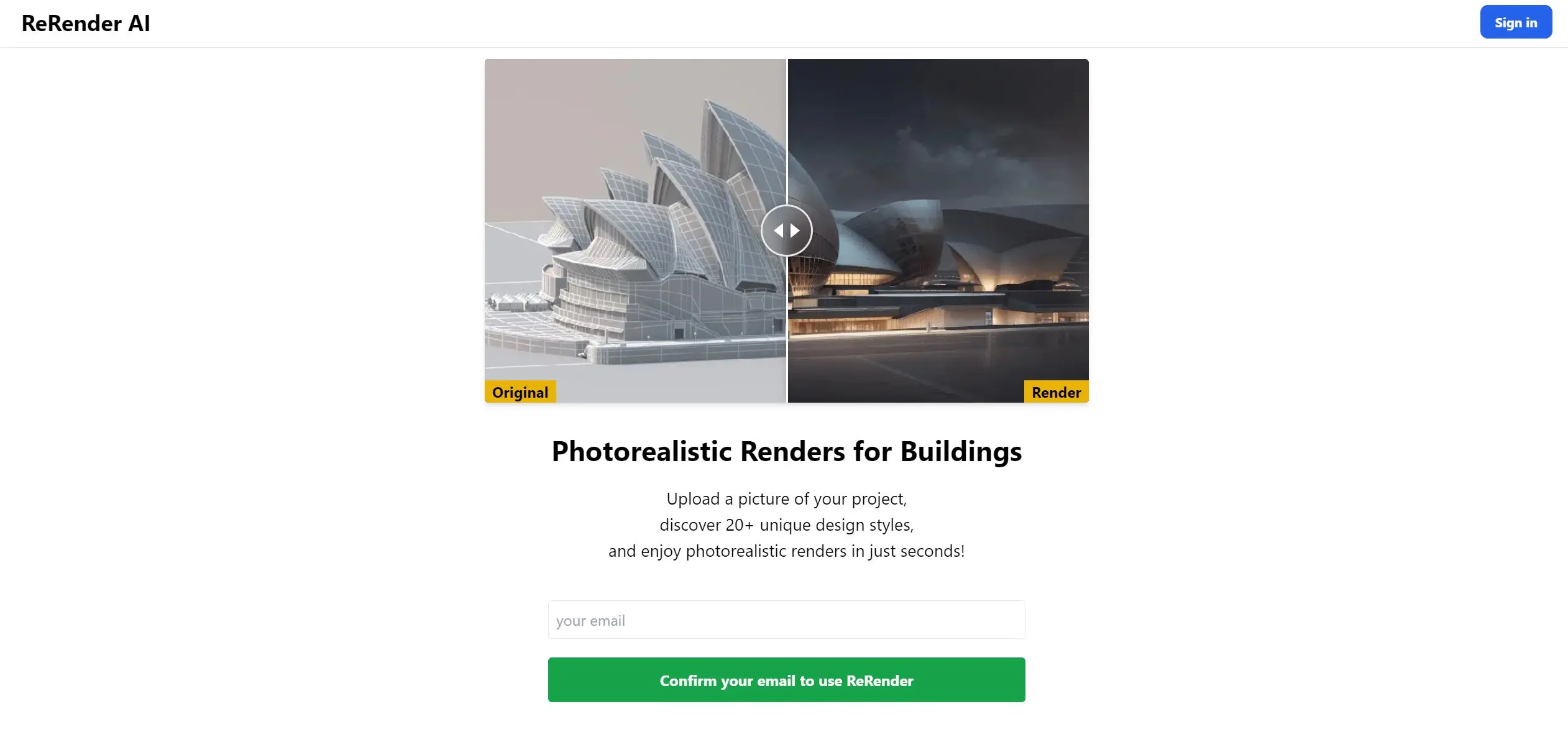 ReRender AI screenshot