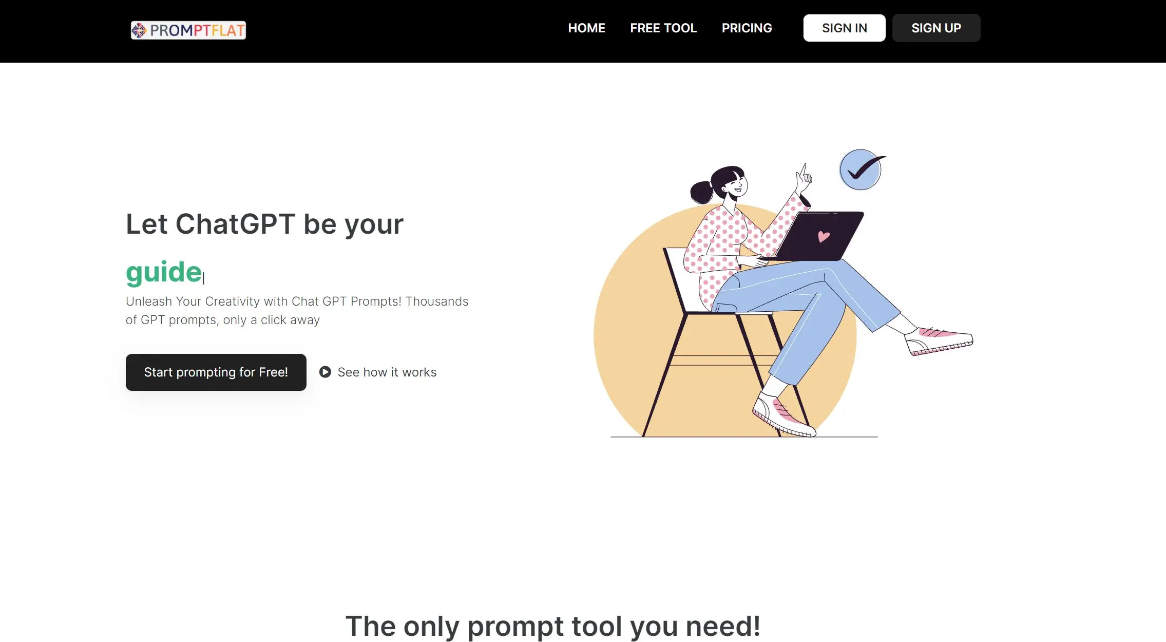 PromptFlat screenshot