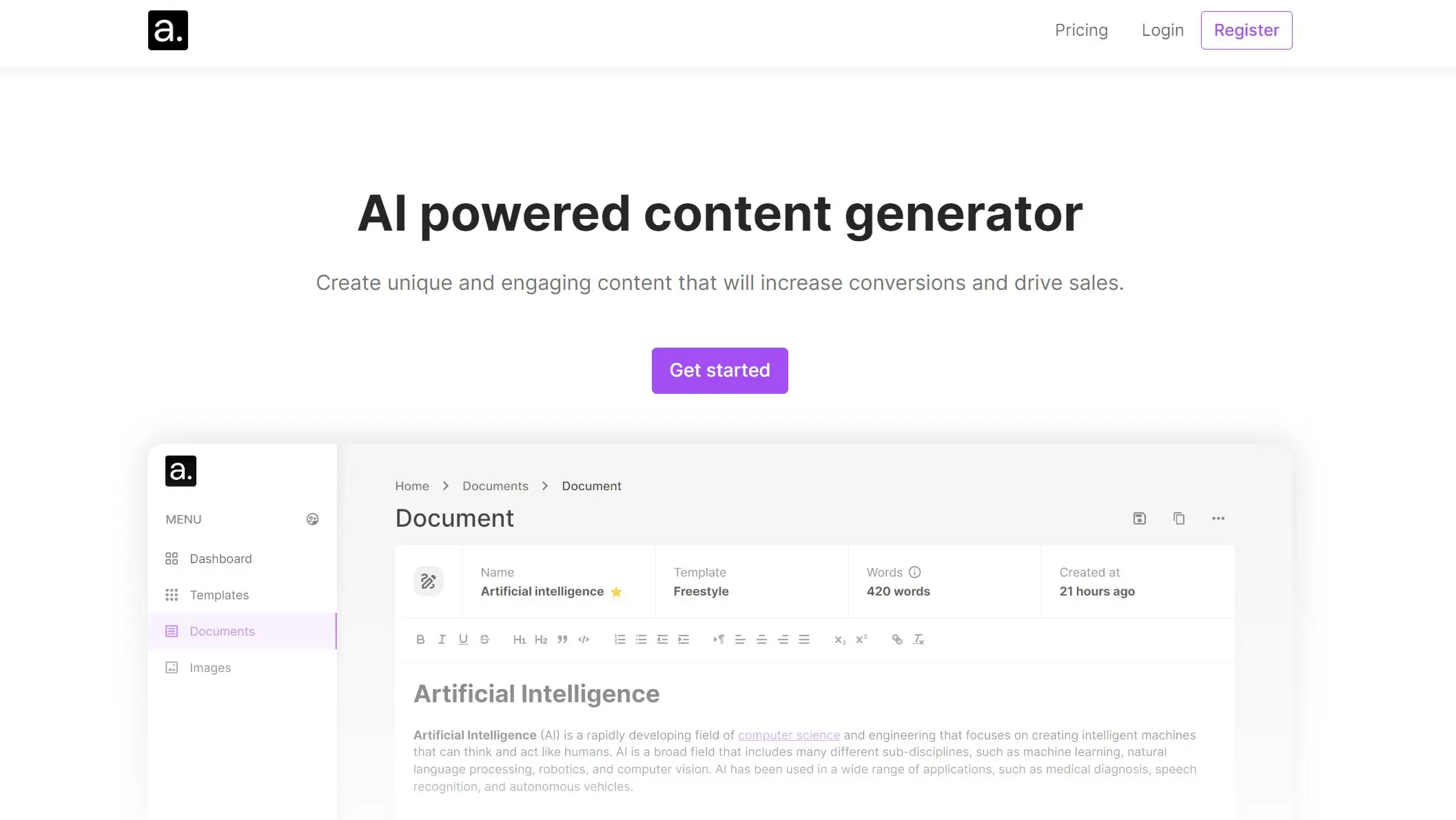 Avanya Content screenshot