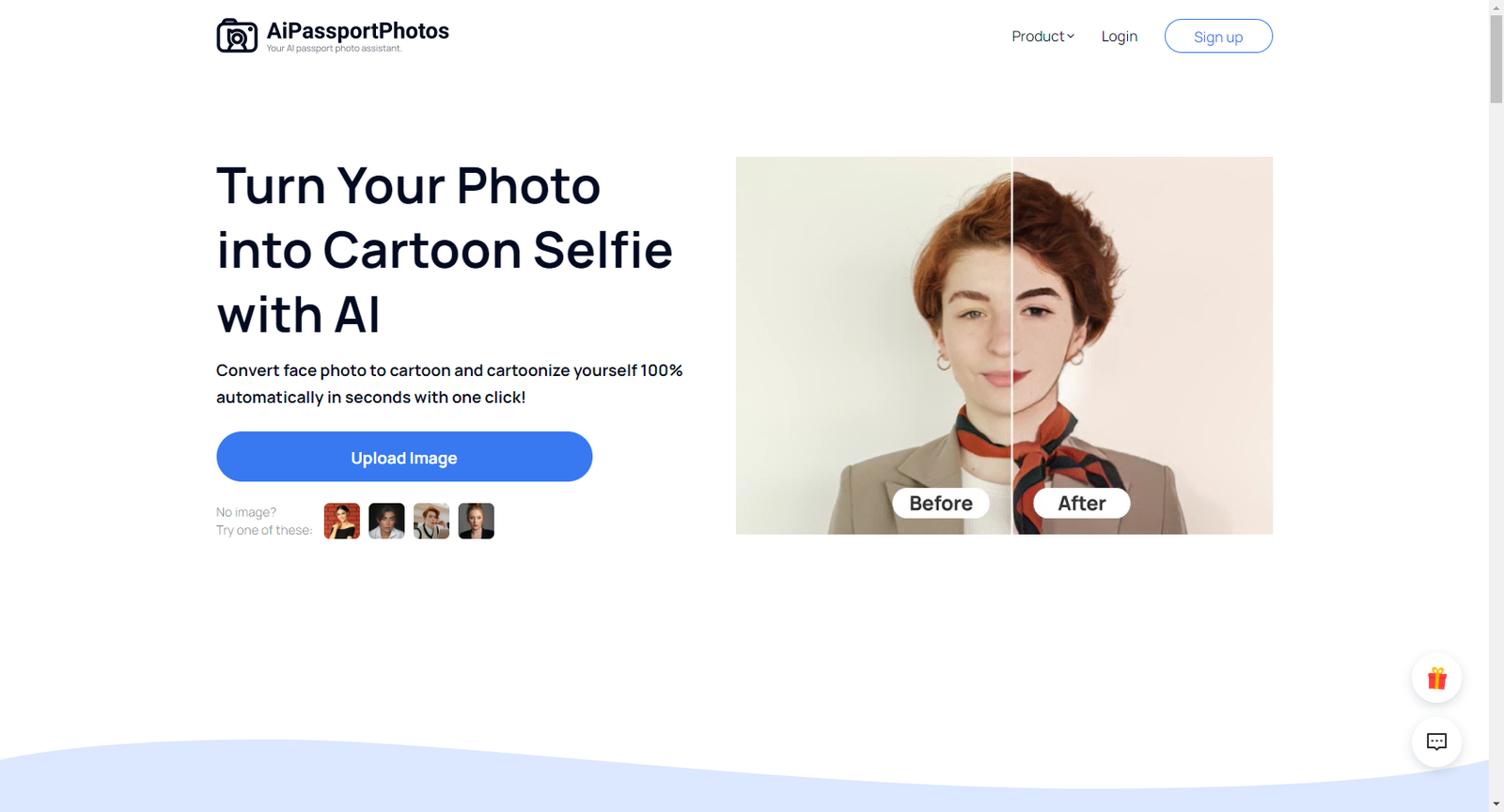 Photo to Cartoon screenshot