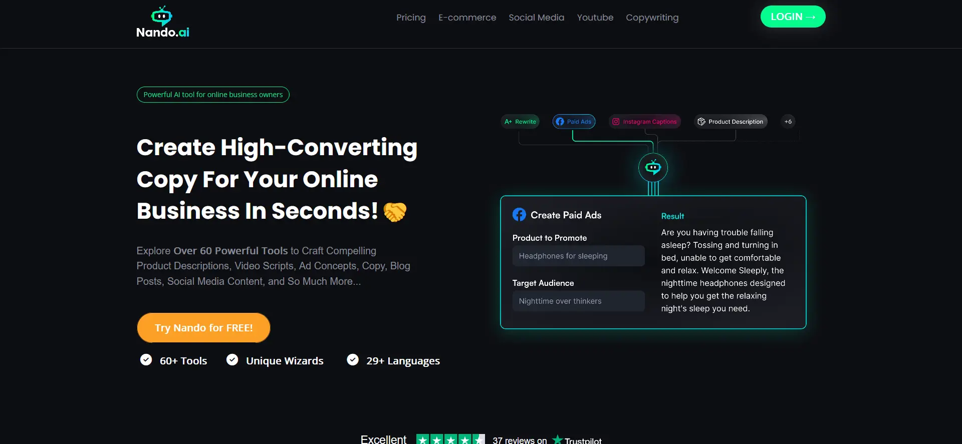 Nando AI screenshot