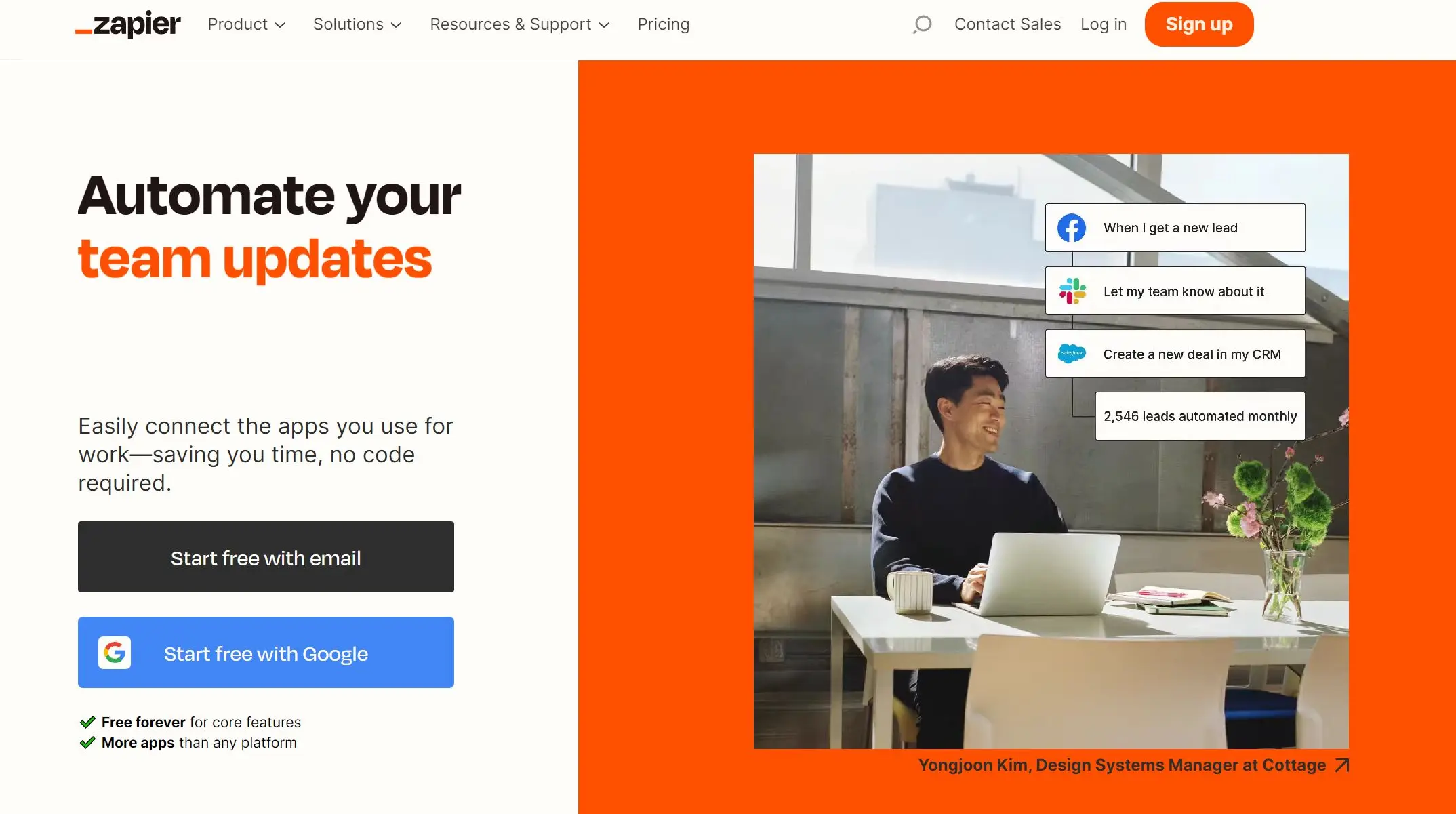 Zapier screenshot