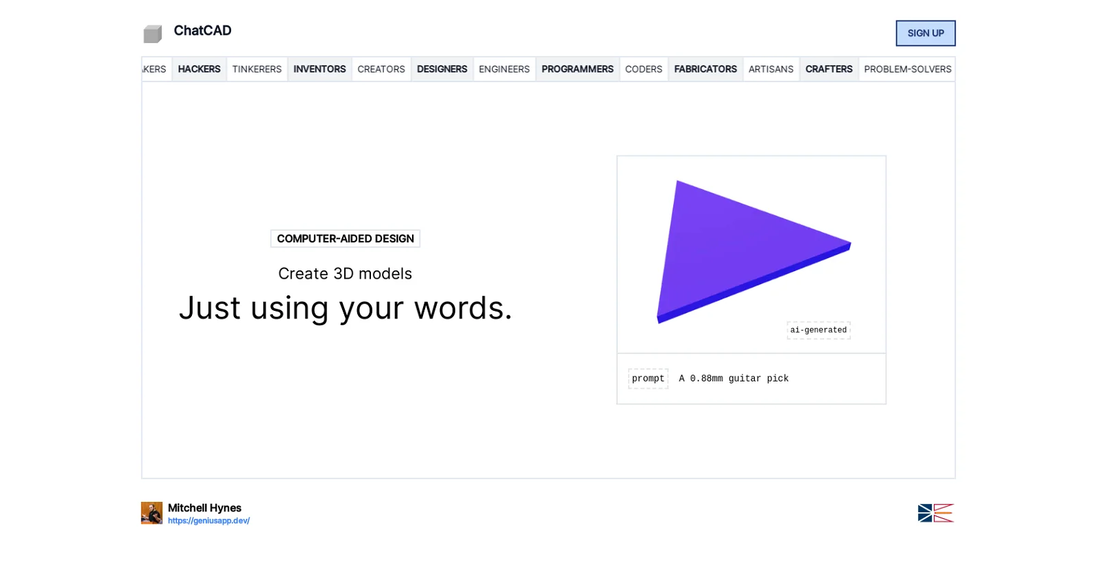 ChatCAD screenshot