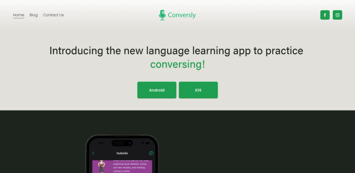Conversly screenshot