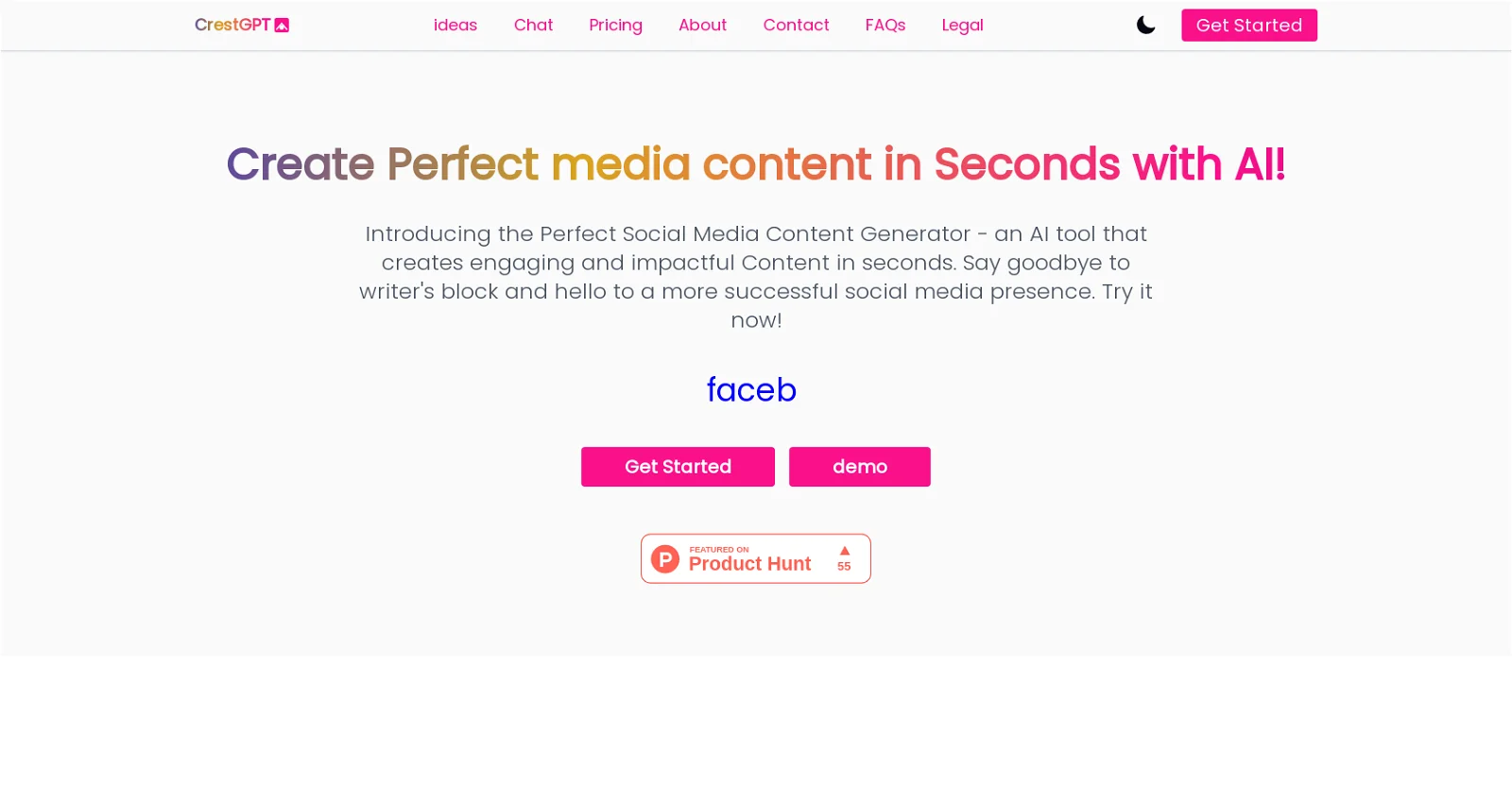 CrestGPT screenshot