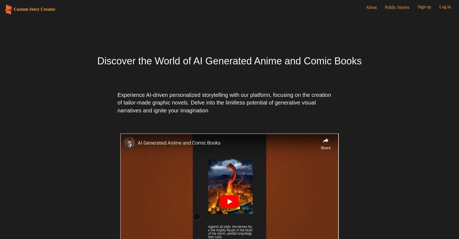 Custom Story Creator screenshot