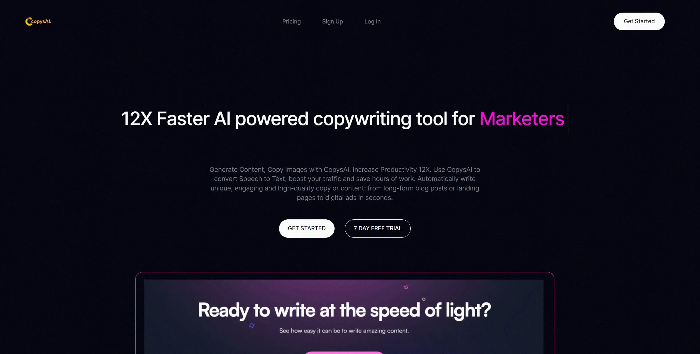 Copysai screenshot