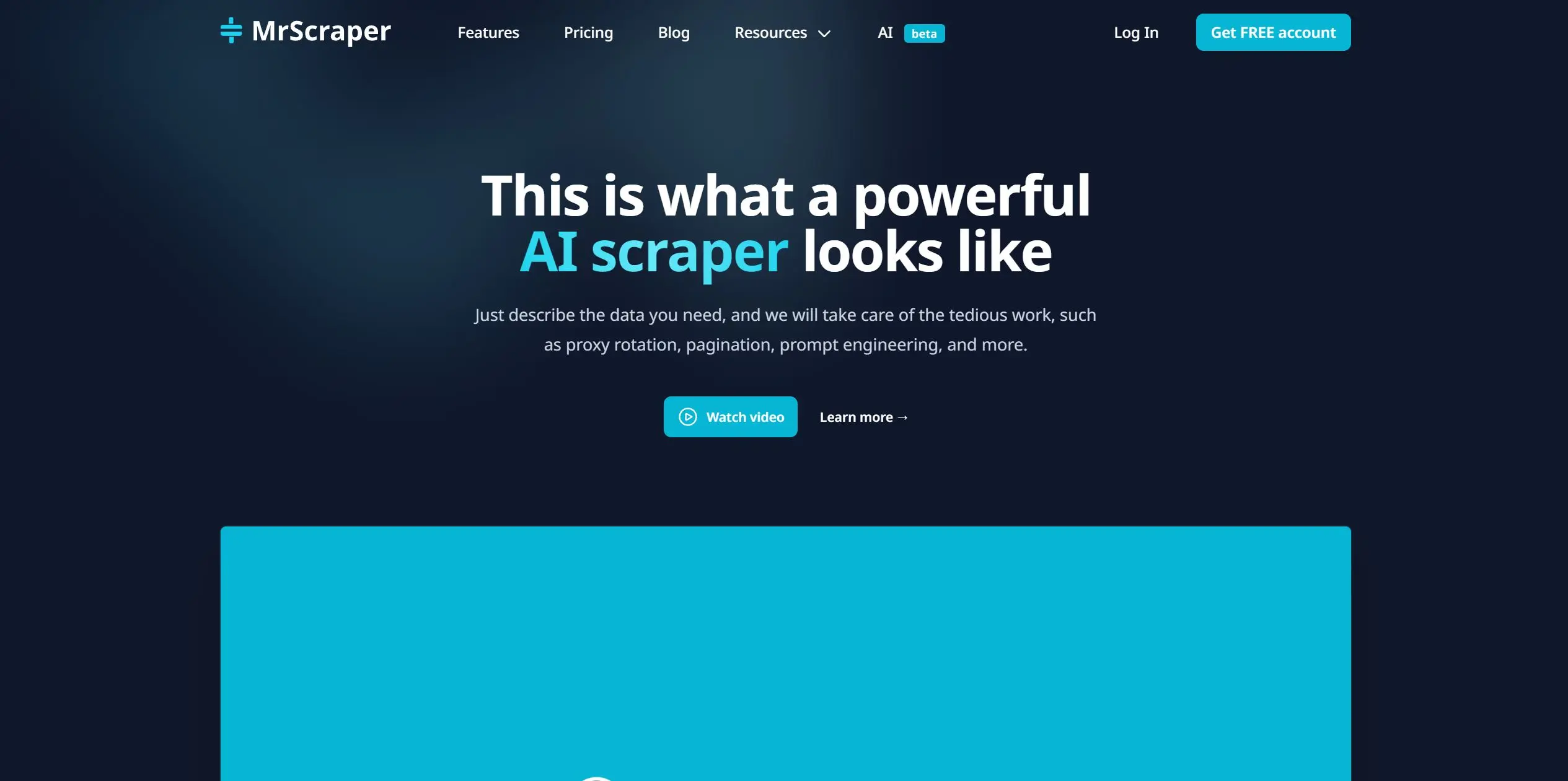 MrScrapper screenshot