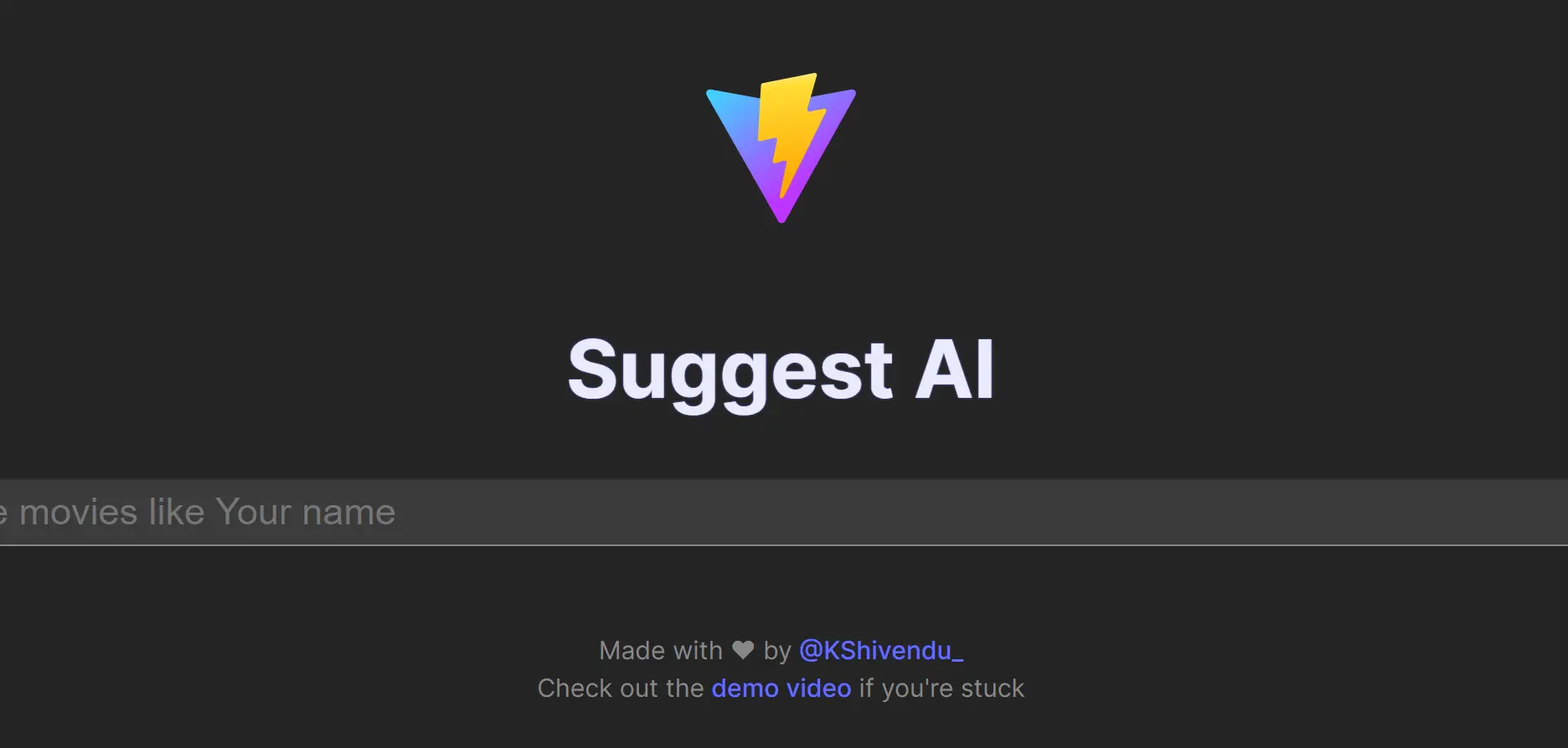 SuggestAI screenshot