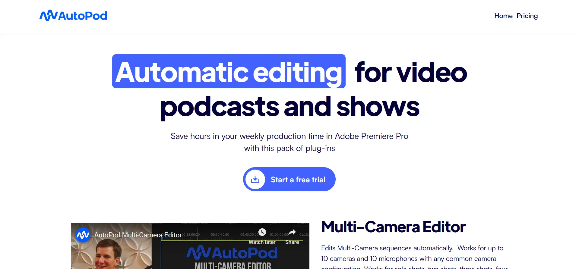 AutoPod screenshot