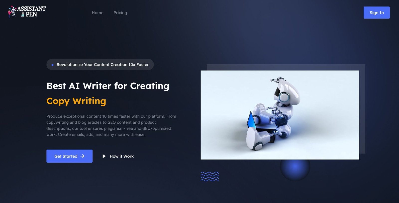 AssistantPen screenshot