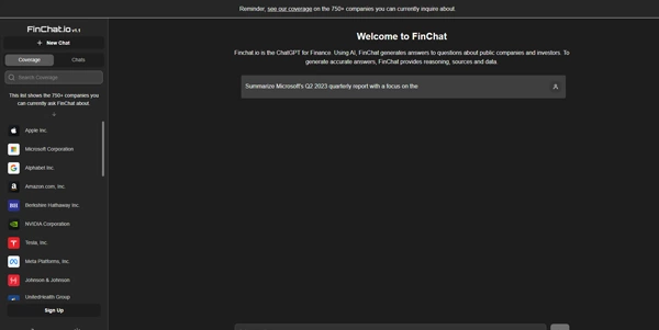 Finchat.io screenshot