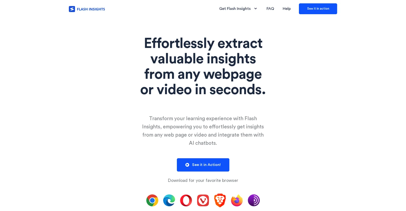 Flash Insights screenshot