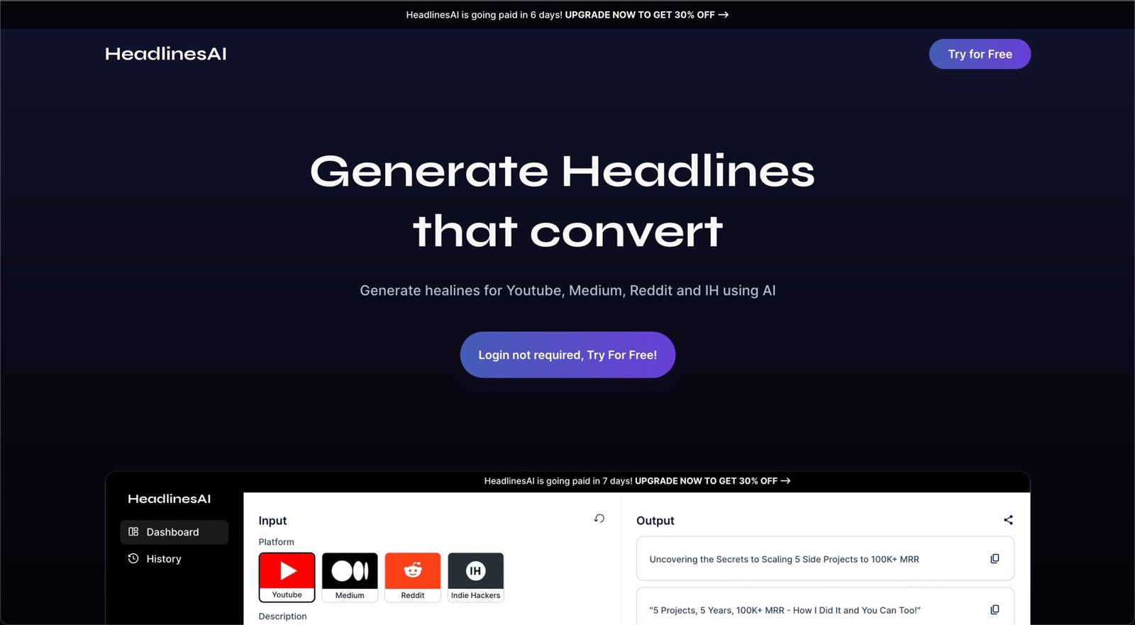 HeadlinesAI screenshot