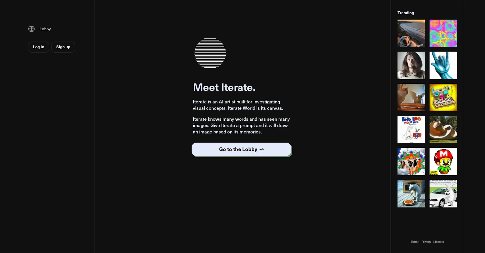 Iterate.World screenshot