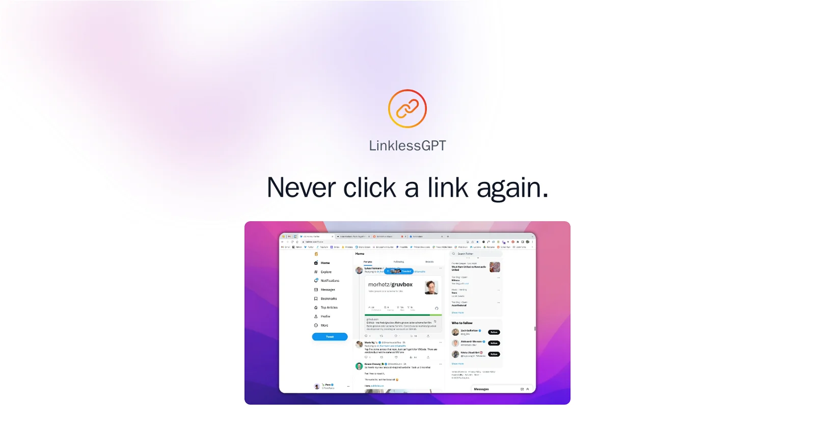 LinklessGPT screenshot