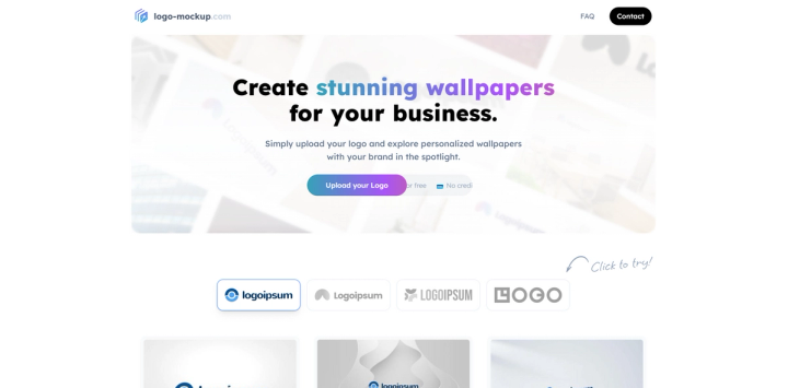 Logo mockup screenshot