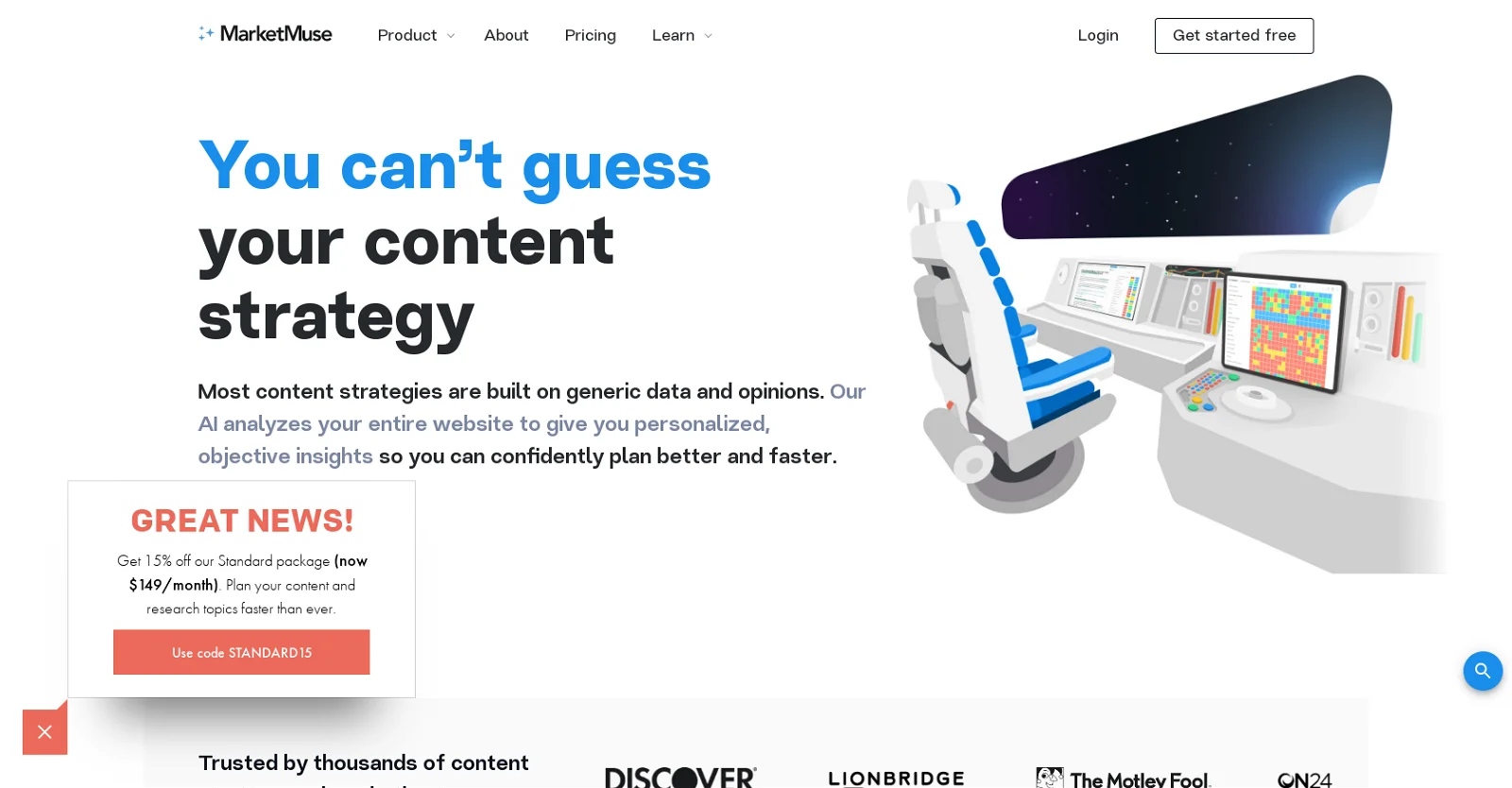MarketMuse screenshot