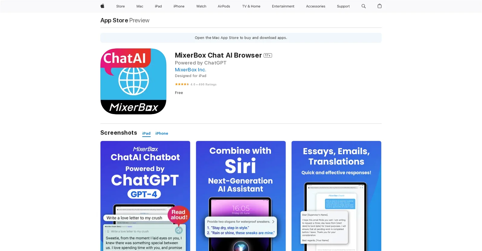 MixerBox Chat AI screenshot