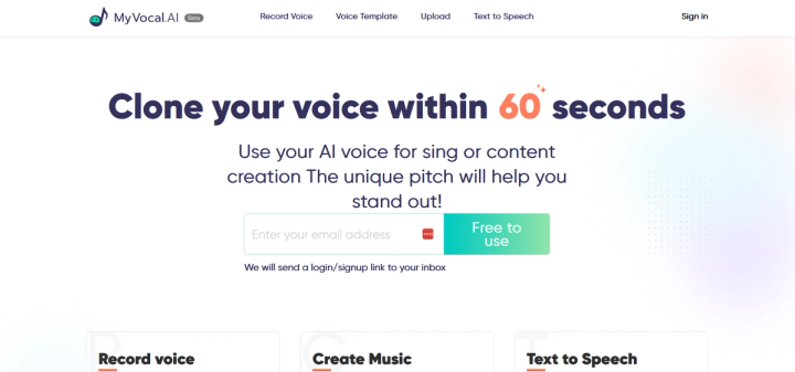 MyVocal AI screenshot