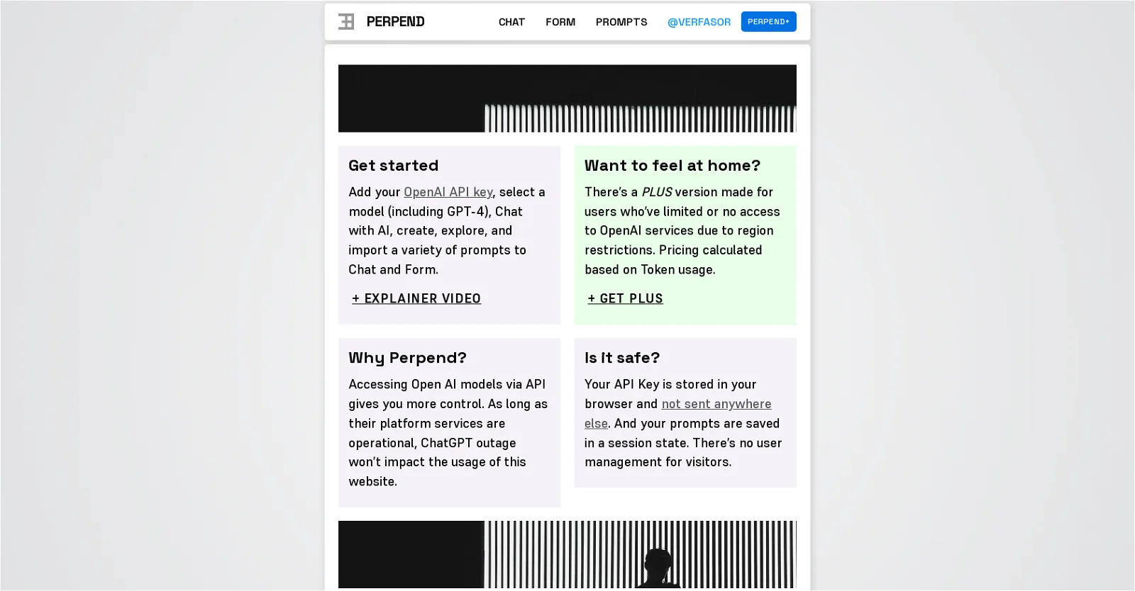 Perpend screenshot