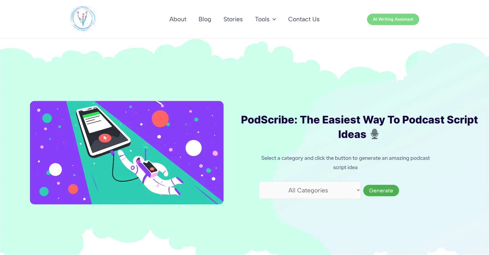 PodScribe screenshot