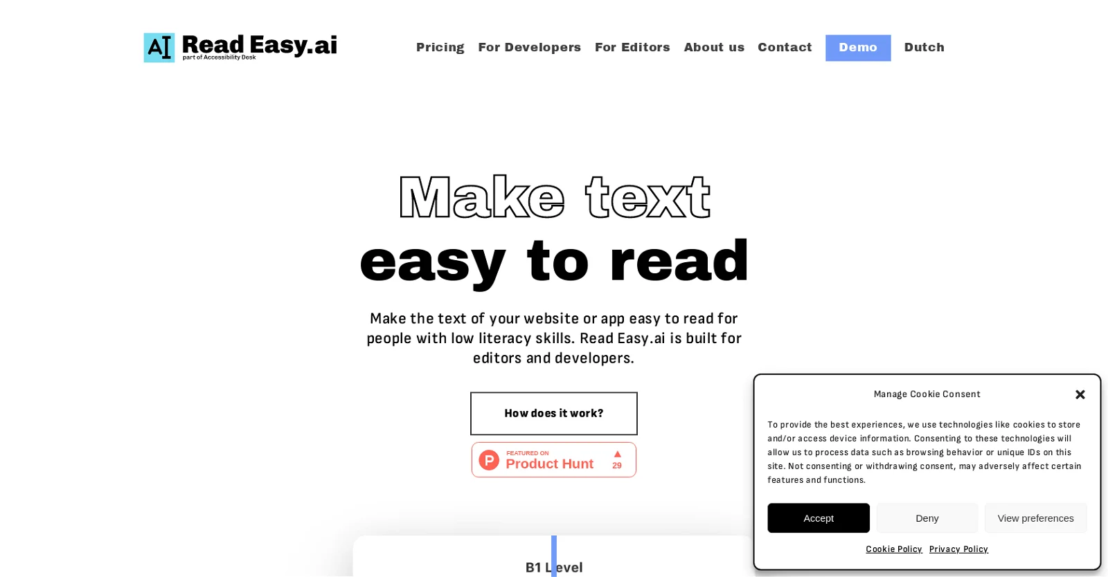 ReadEasy.ai screenshot