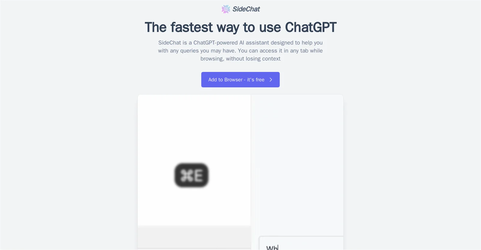 SideChat screenshot