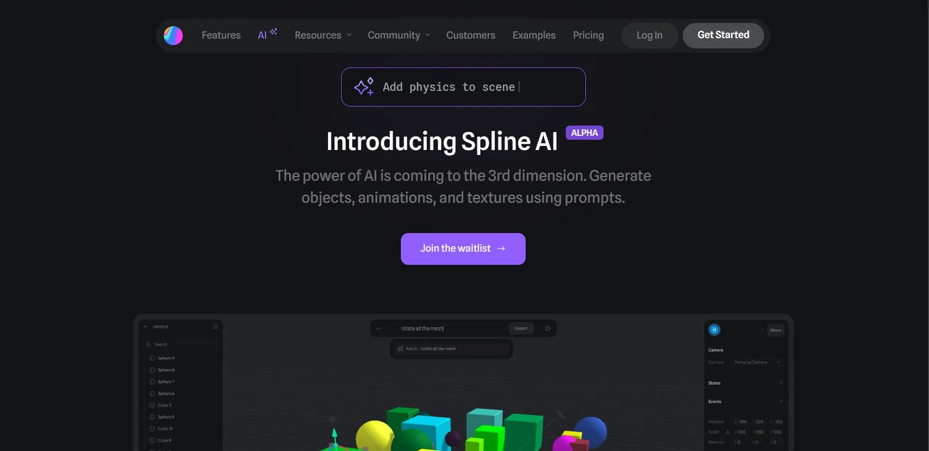 Spline AI screenshot