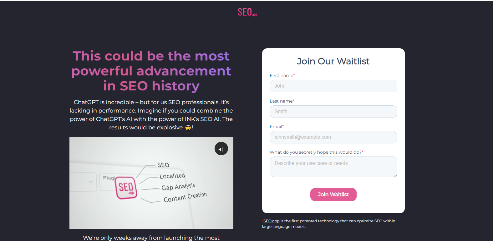 SEO.APP screenshot