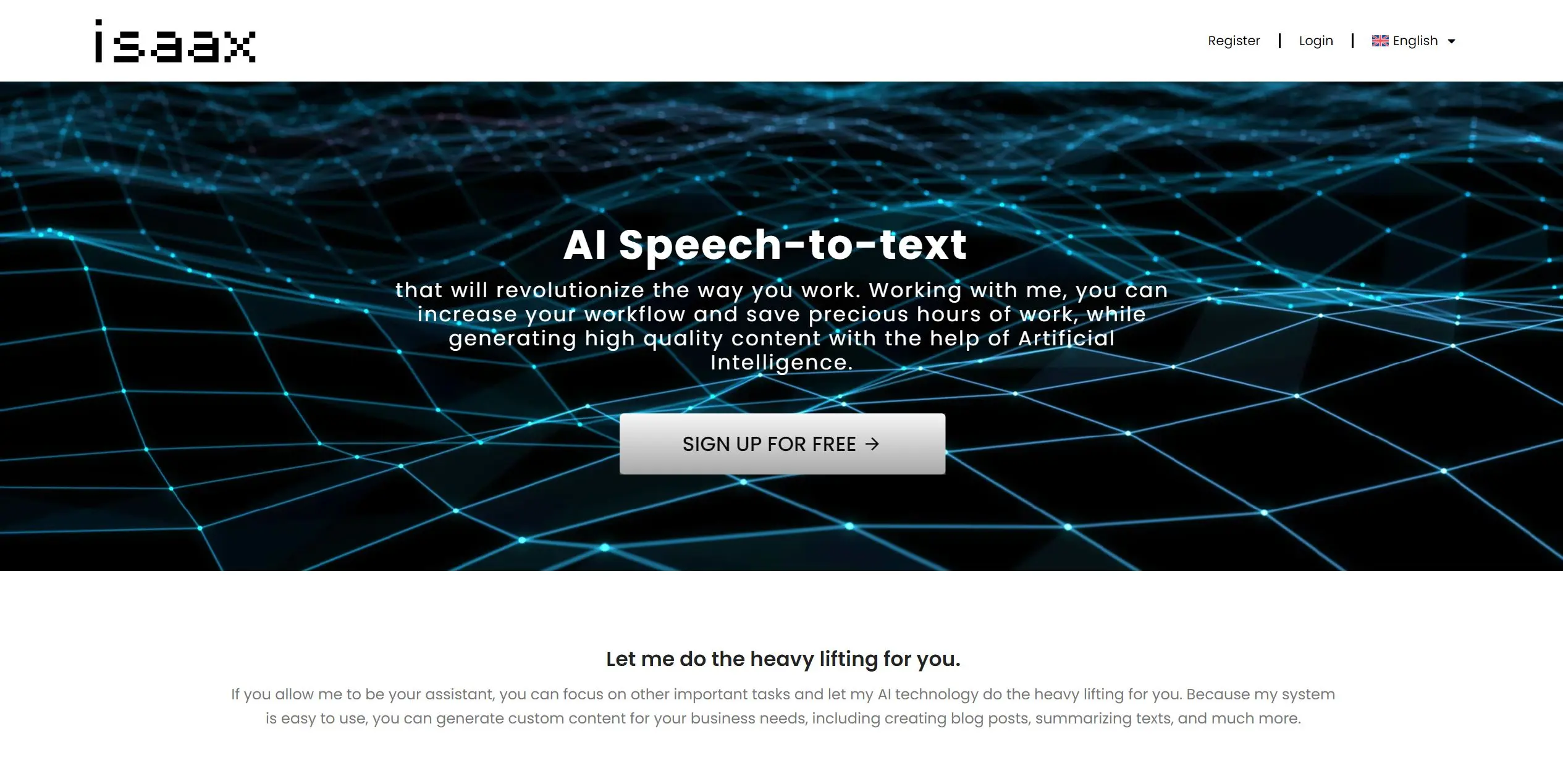 Isaax screenshot