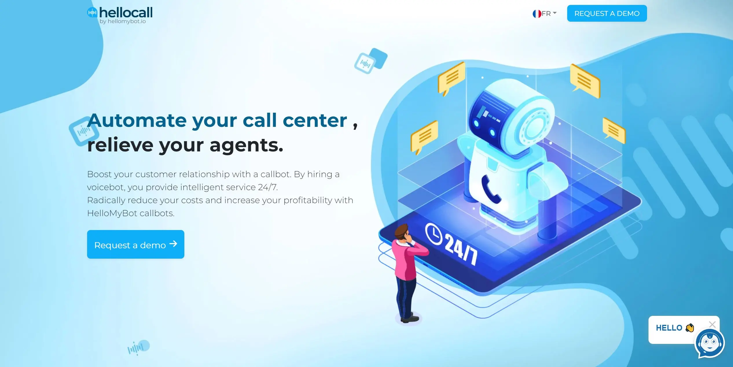 Hellocall screenshot
