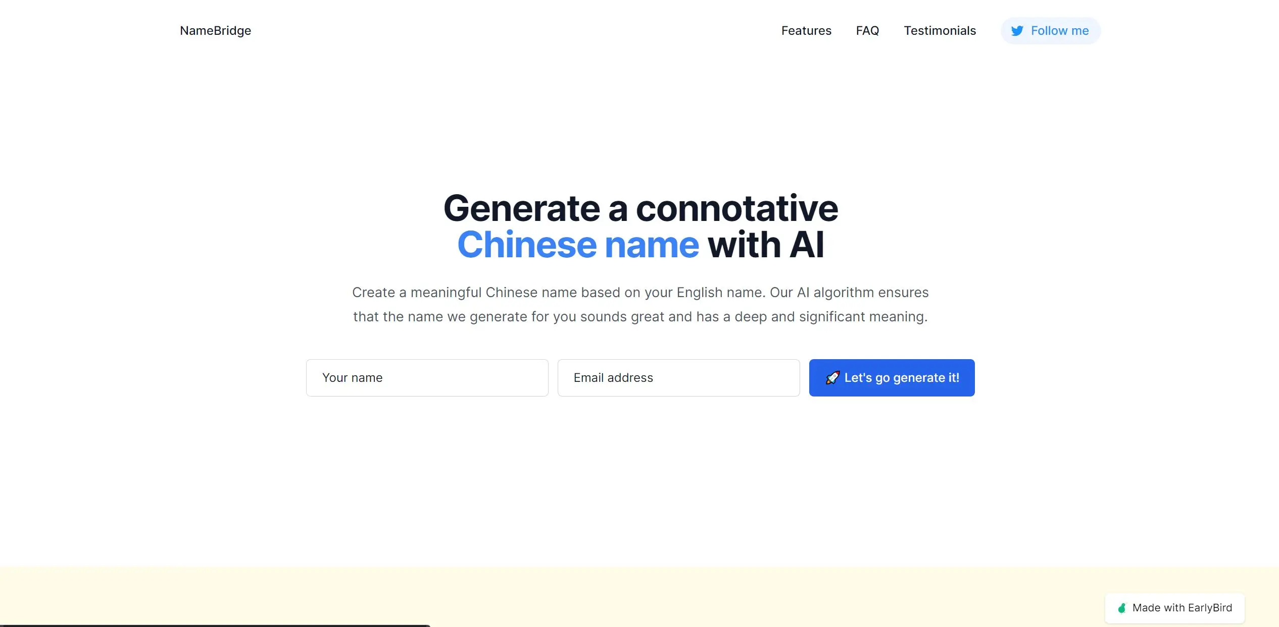 NameBridge screenshot