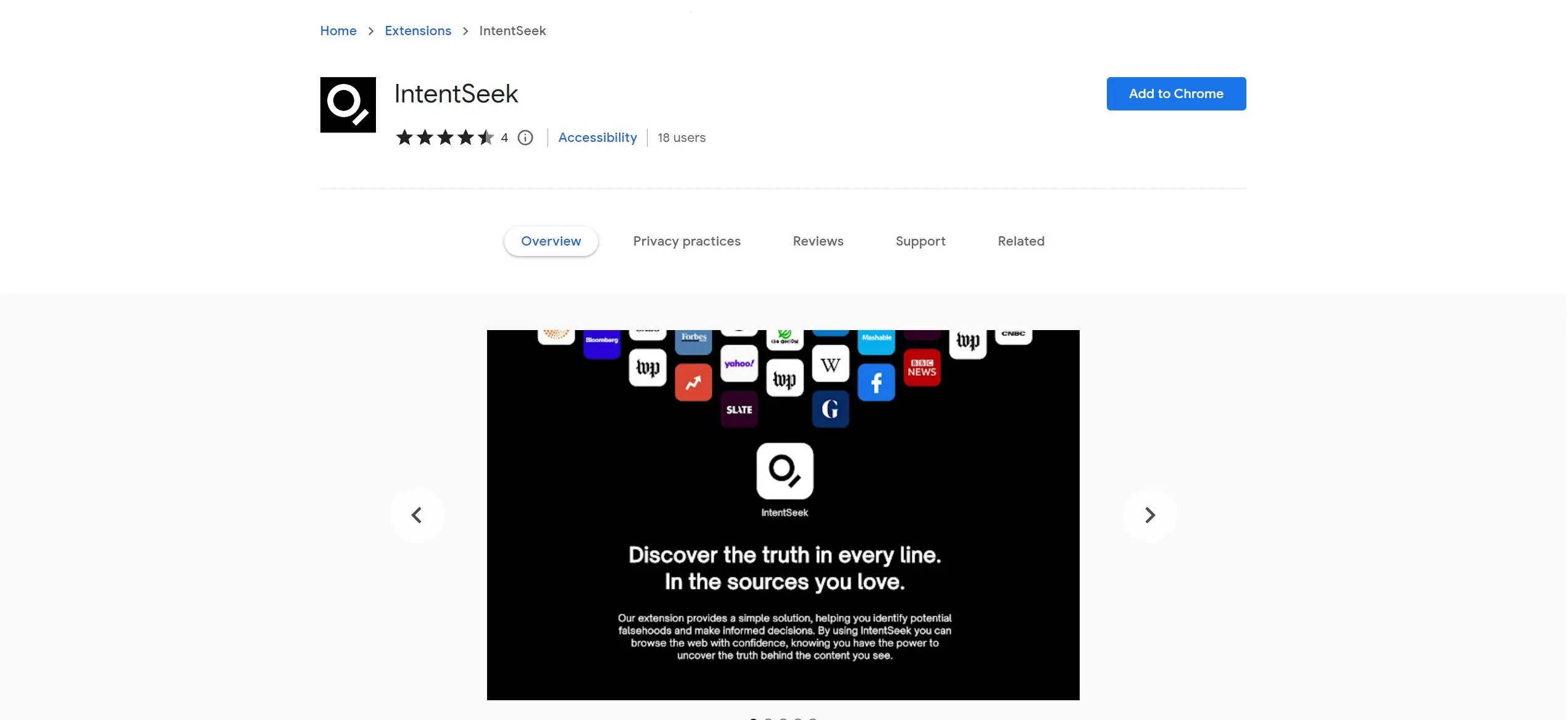 IntentSeek screenshot
