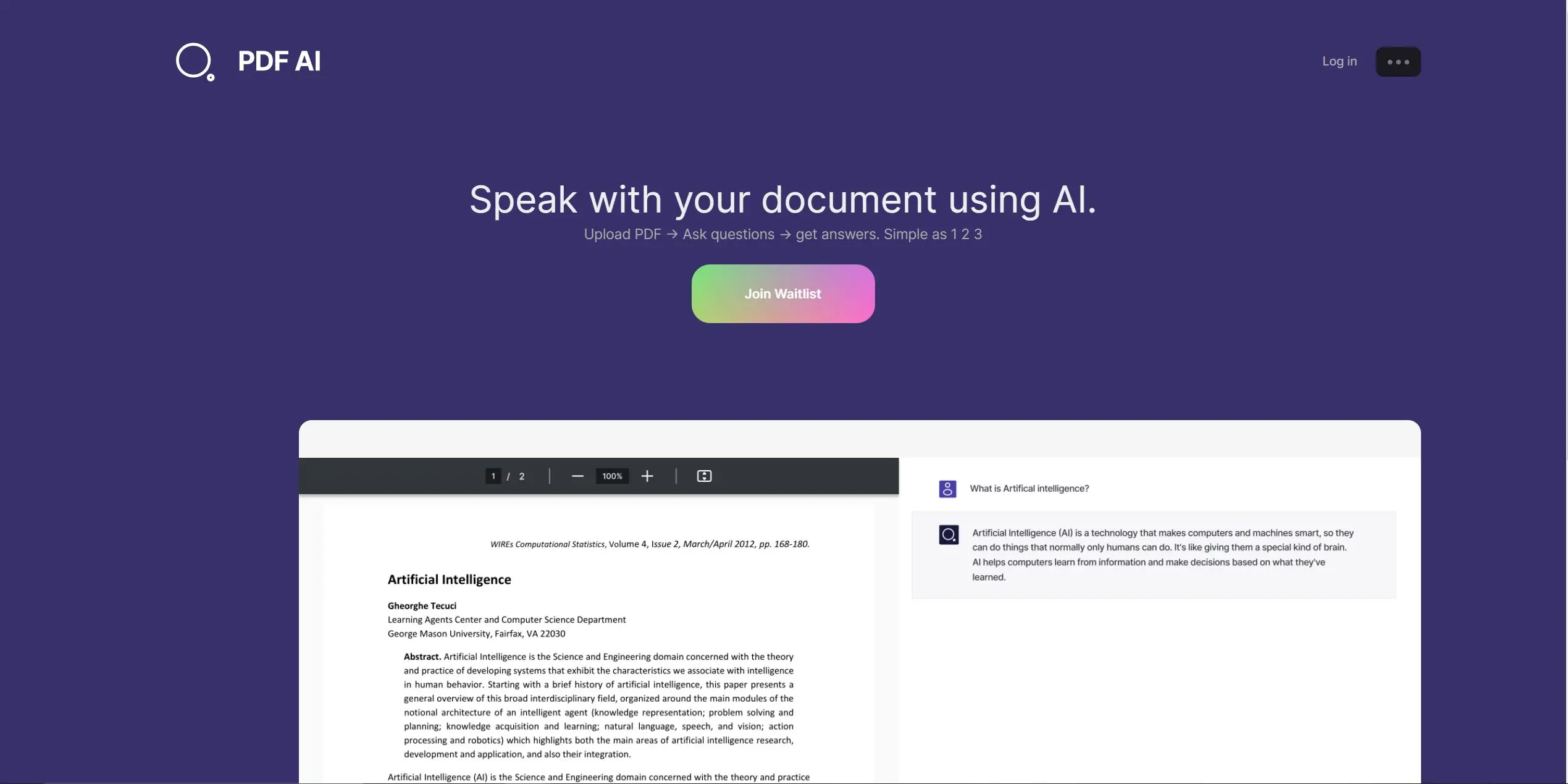 PDF AI screenshot